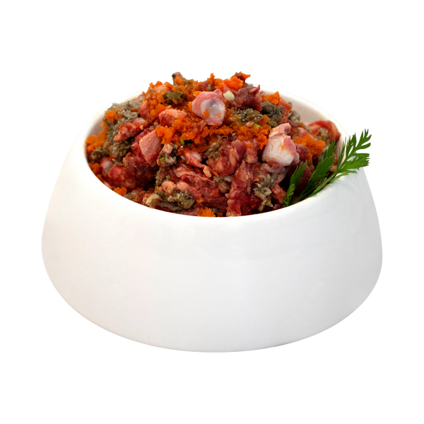 Bunter Rinder Knorpel Mix mit Gemüse